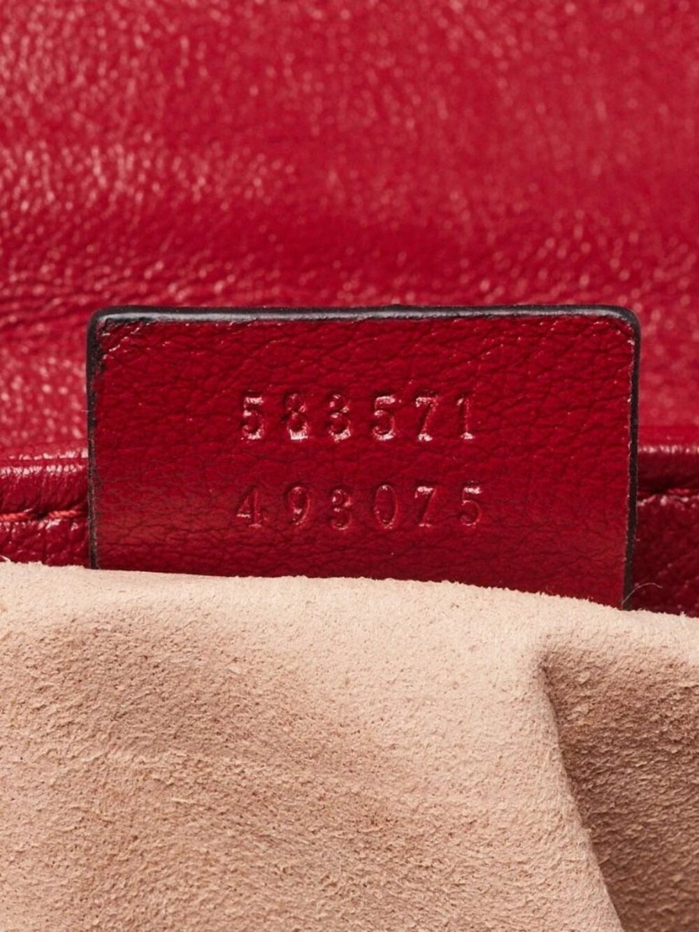 Gucci Black/Red Quilted Leather Marmont Mini Torchon Top Handle Crossbody Bag - Picture 8 of 13